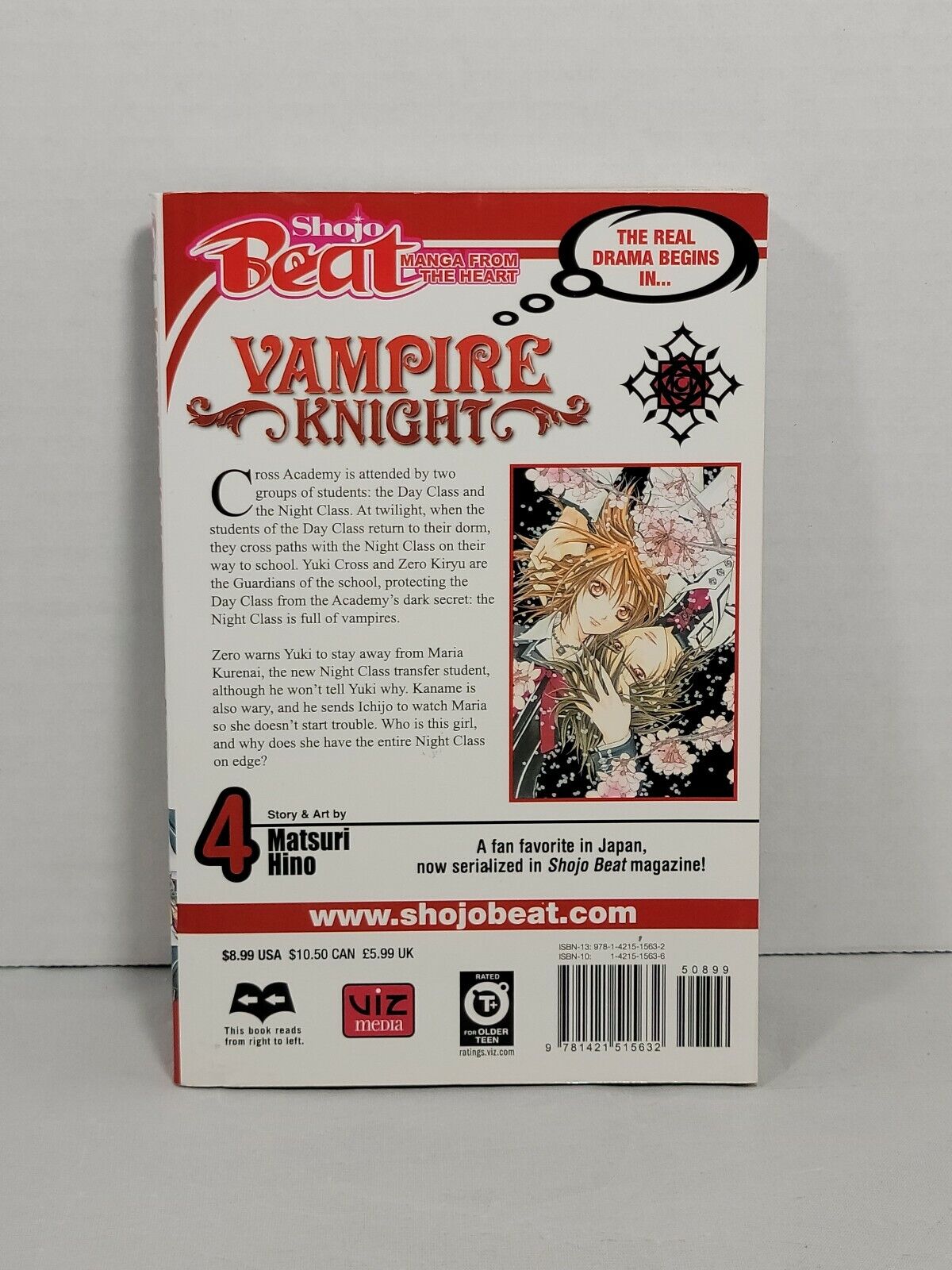 Vampire Knight, Vol. 4 by Matsuri Hino (Viz Media, English, Trade Paperback)