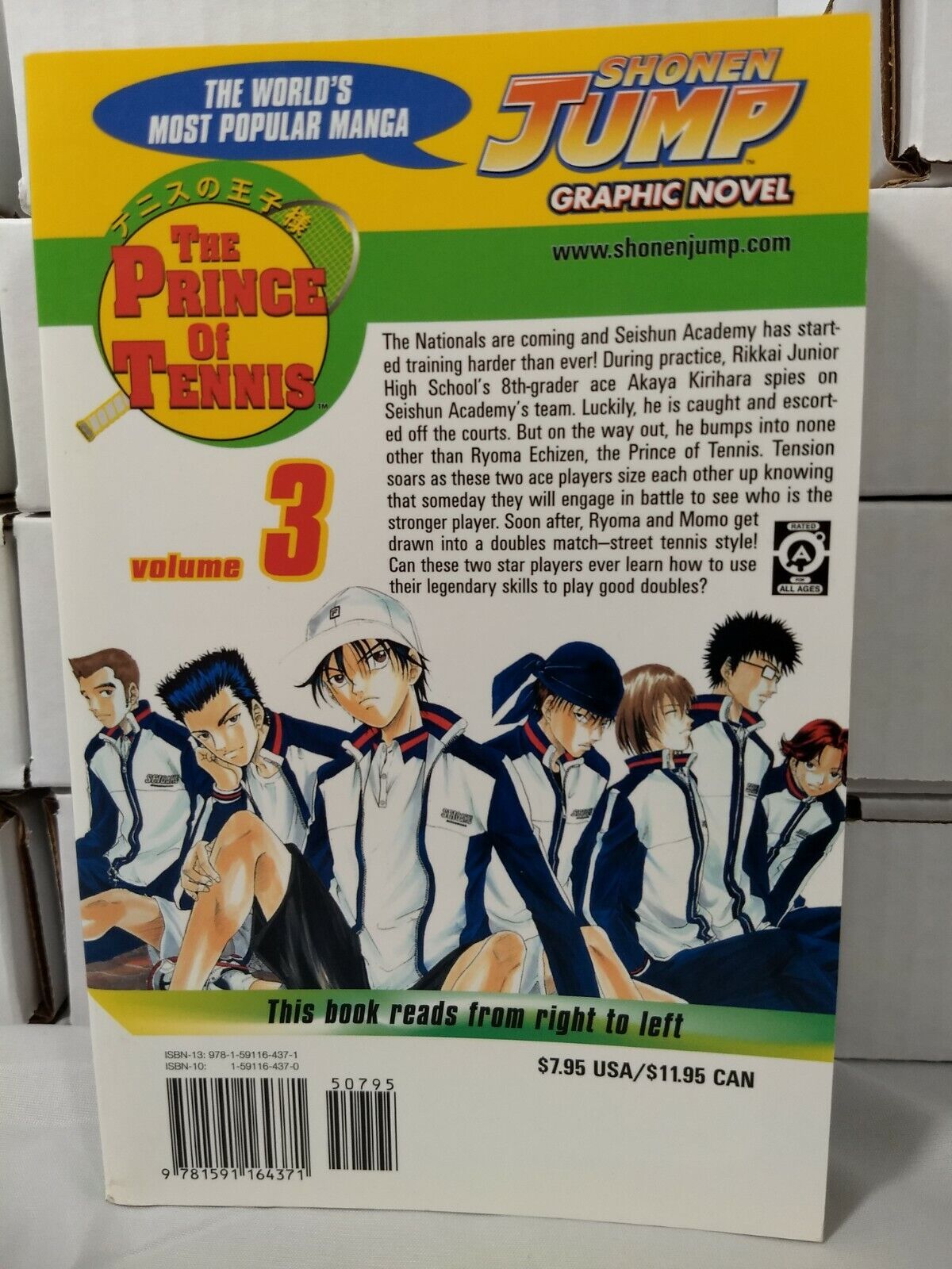 The Prince of Tennis, Vol. 3 by Takeshi Konomi (Viz Media, English Manga)