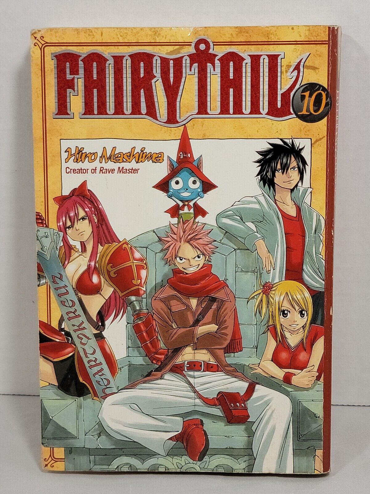 Fairy Tail 10 by Hiro Mashima ( Trade Paperback, English, Del Rey)