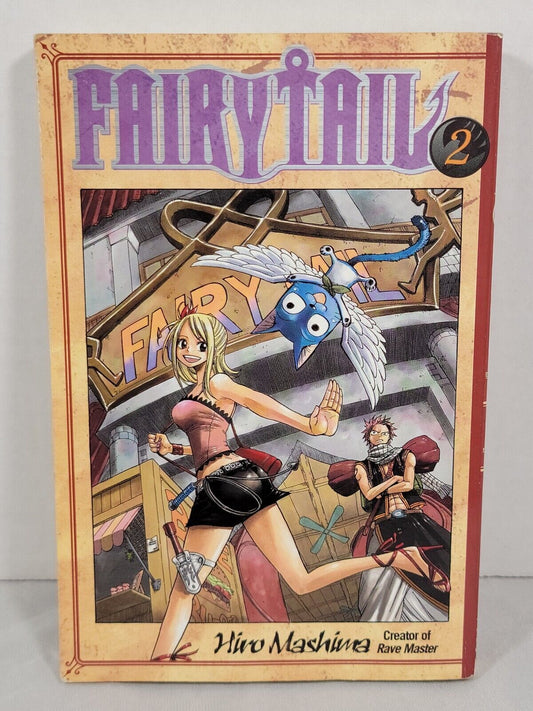 Fairy Tail #2 Hiro Mashima, Del Rey, English, Softcover, Graphic Novel, Fantasy