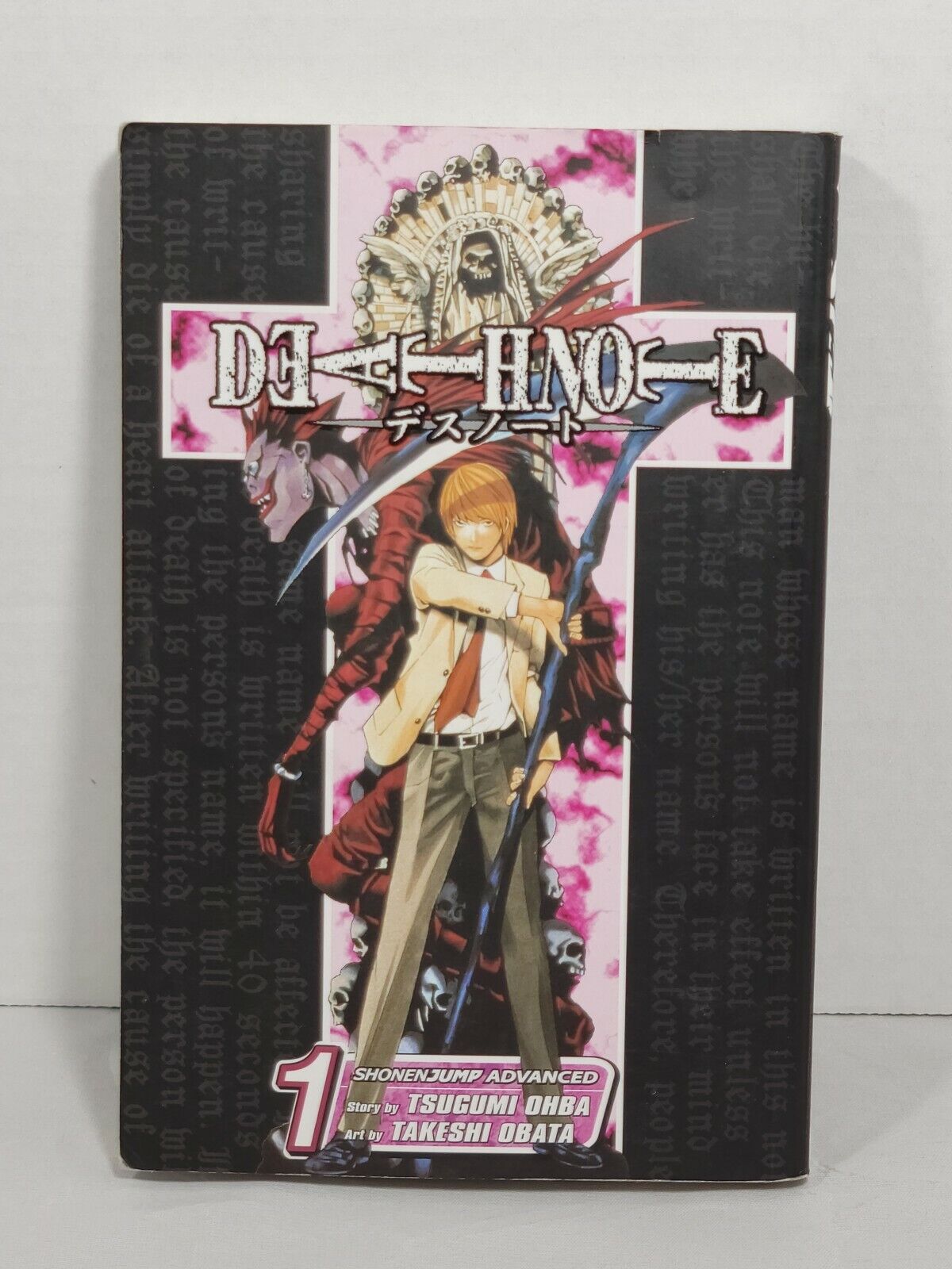 Death Note, Vol. 1 by Tsugumi Ohba (2005, Trade Paperback, English, Viz Media)