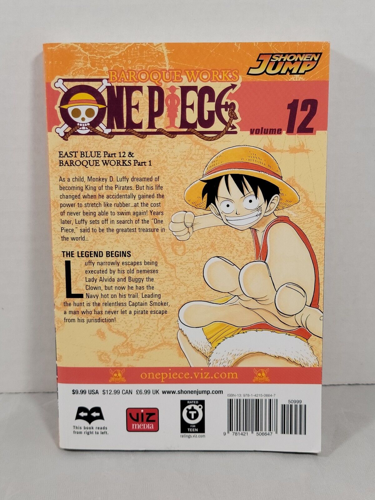 One Piece #12 Eiichiro Oda, Viz Media, English, softcover, Graphic Novel Action