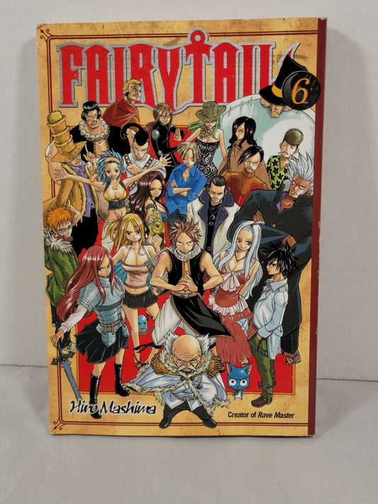 Fairy Tail #6  Hiro Mashima, Del Rey, English, Softcover, Graphic Novel, Fantasy