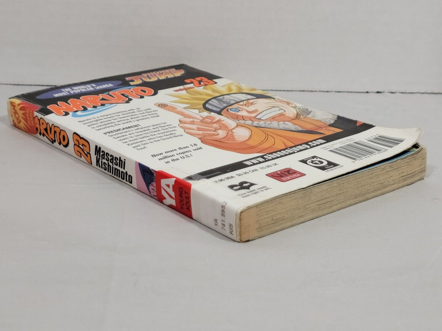 Naruto, Vol. 23 by Masashi Kishimoto Ex-Library copy