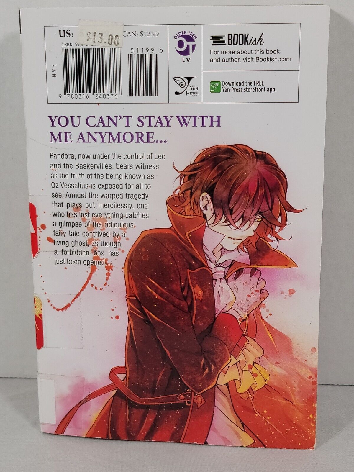 Pandora Hearts, Vol. 19 by Jun Mochizuki Ex-Library copy