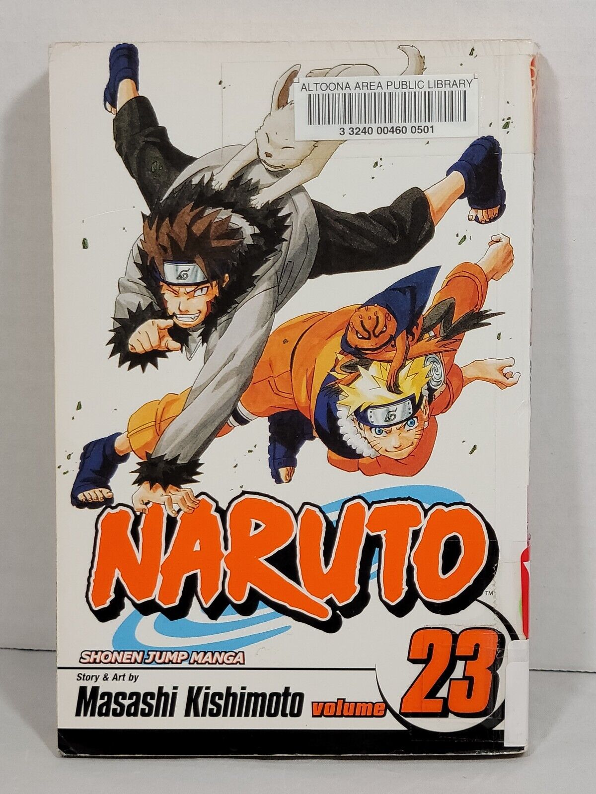 Naruto, Vol. 23 by Masashi Kishimoto Ex-Library copy