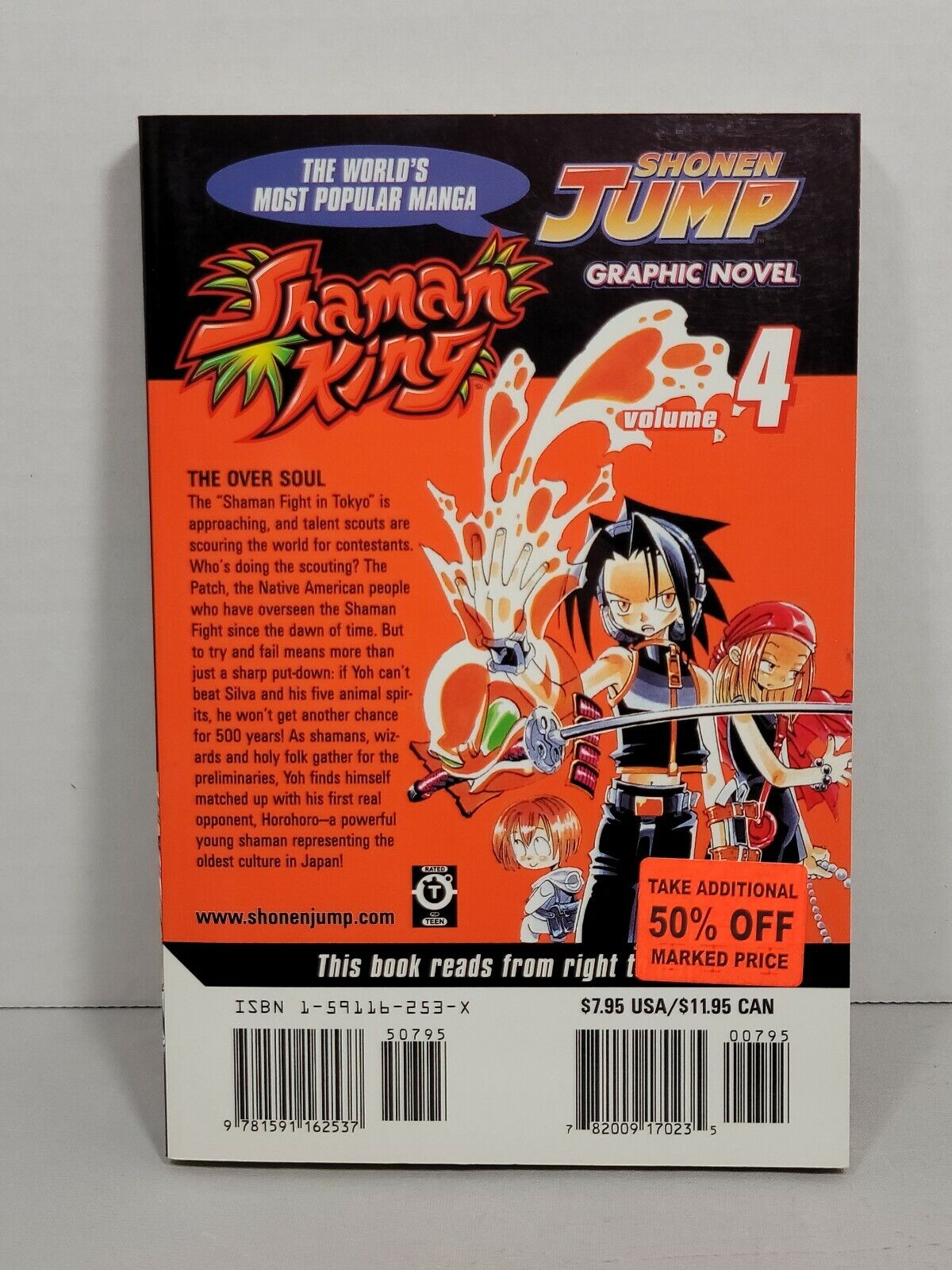 Shaman King, Vol. 4 by Hiroyuki Takei 2004, Trade Paperback, English, Viz Media