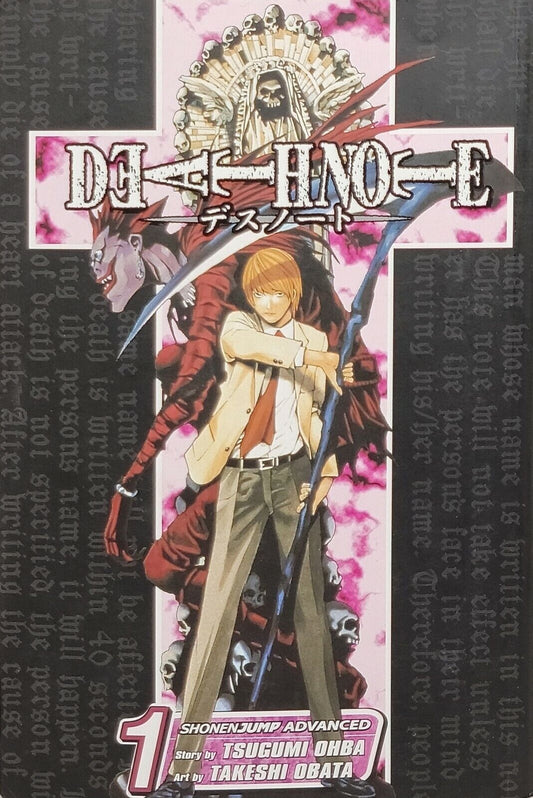 Death Note, Vol. 1 by Tsugumi Ohba (2005, Trade Paperback, English, Viz Media)