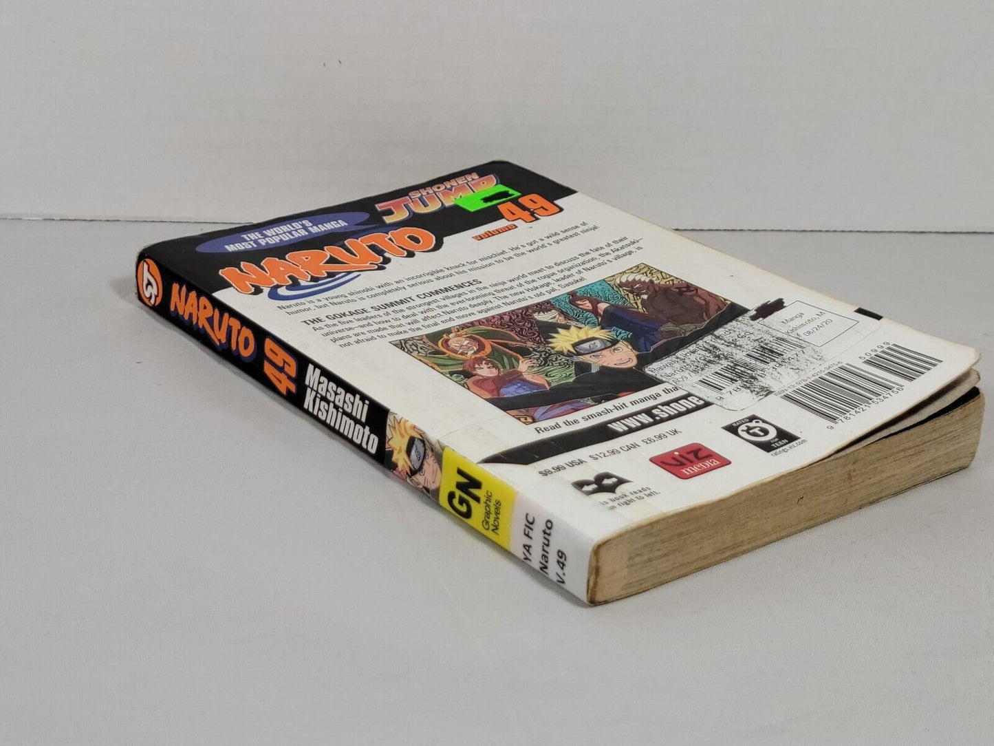 Naruto, Vol. 49 by Masashi Kishimoto Ex-Library copy