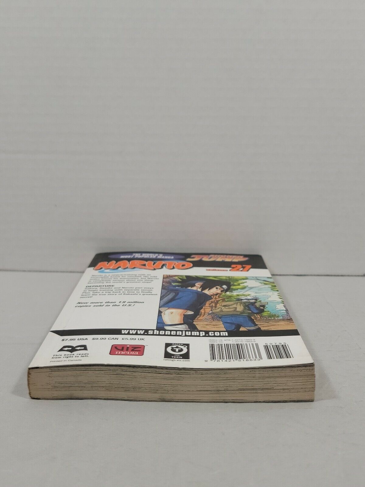 Naruto, Vol. 27 by Masashi Kishimoto (2007,  Viz Media, English Trade Paperback)