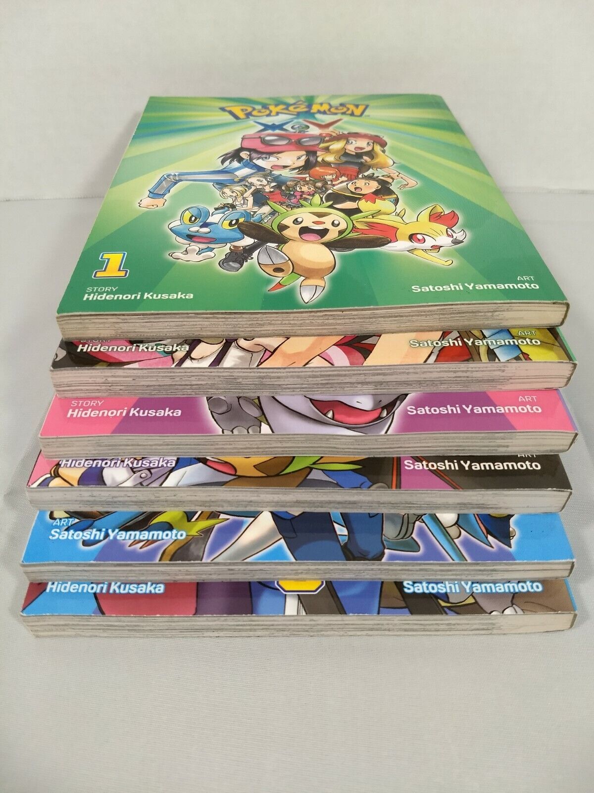 Pokemon X Y Vol. 1-6 by Hidenori Kusaka and Satoshi Yamamoto