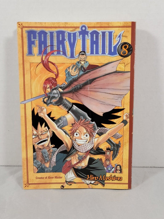 Fairy Tail #8  Hiro Mashima, Del Rey, English, Softcover, Graphic Novel, Fantasy