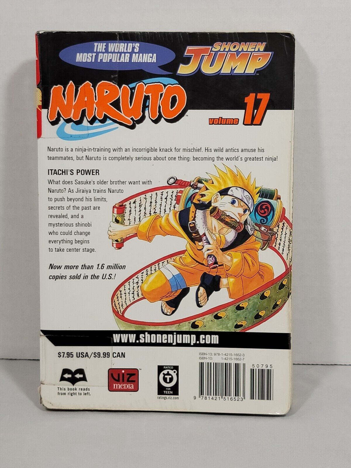 Naruto, Vol. 17 by Masashi Kishimoto Ex-Library copy