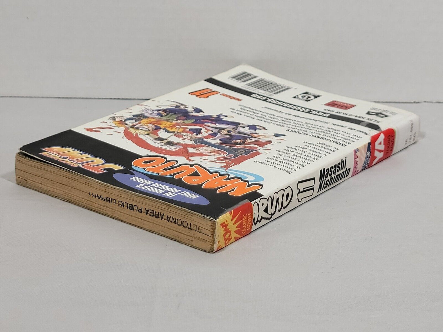 Naruto, Vol. 11 by Masashi Kishimoto Ex-Library copy