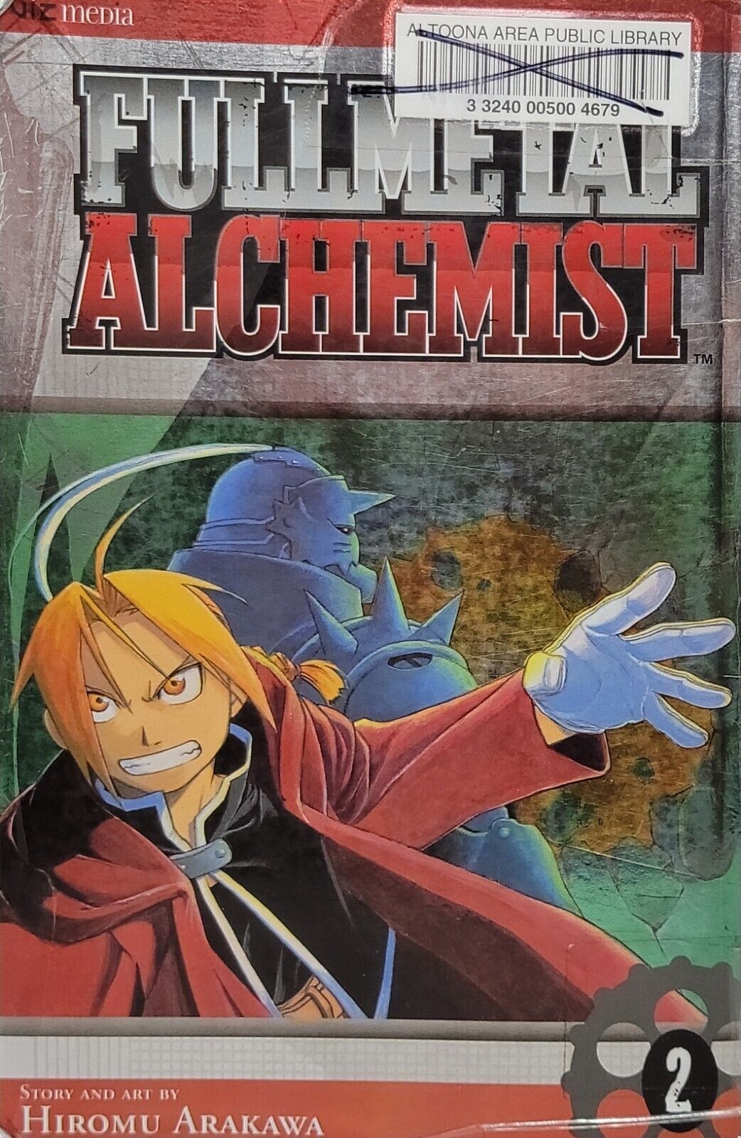 Fullmetal Alchemist, Vol. 2 by Hiromu Arakawa Ex-Library copy