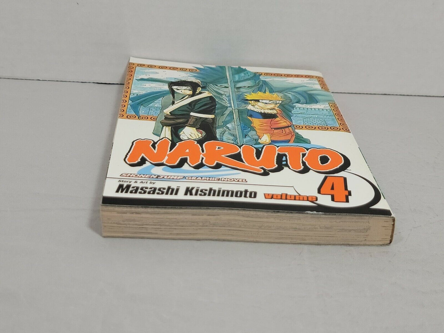 Naruto, Vol. 4 by Masashi Kishimoto (2004, Trade Paperback, Viz Media, English)