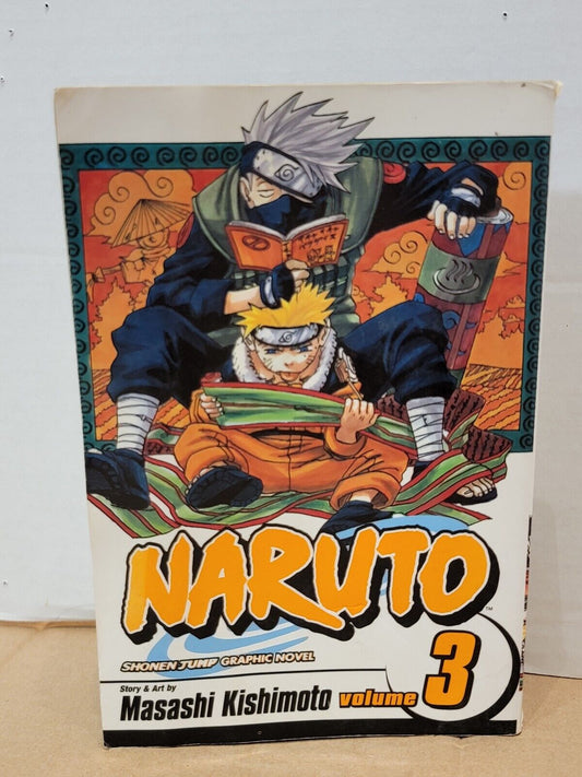 Naruto, Vol. 3 by Masashi Kishimoto (Trade Paperback, English, Viz Media)