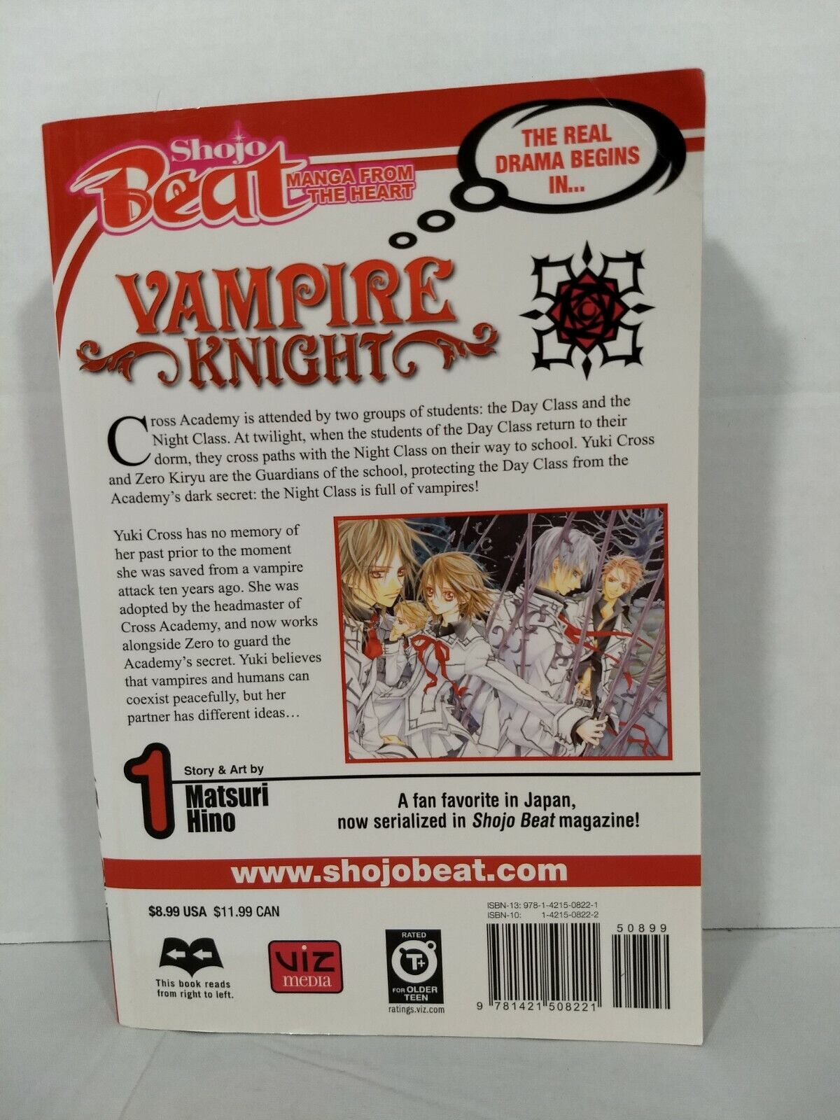 Vampire Knight, Vol. 1 by Matsuri Hino (Viz Media, Trade Paperback, English)