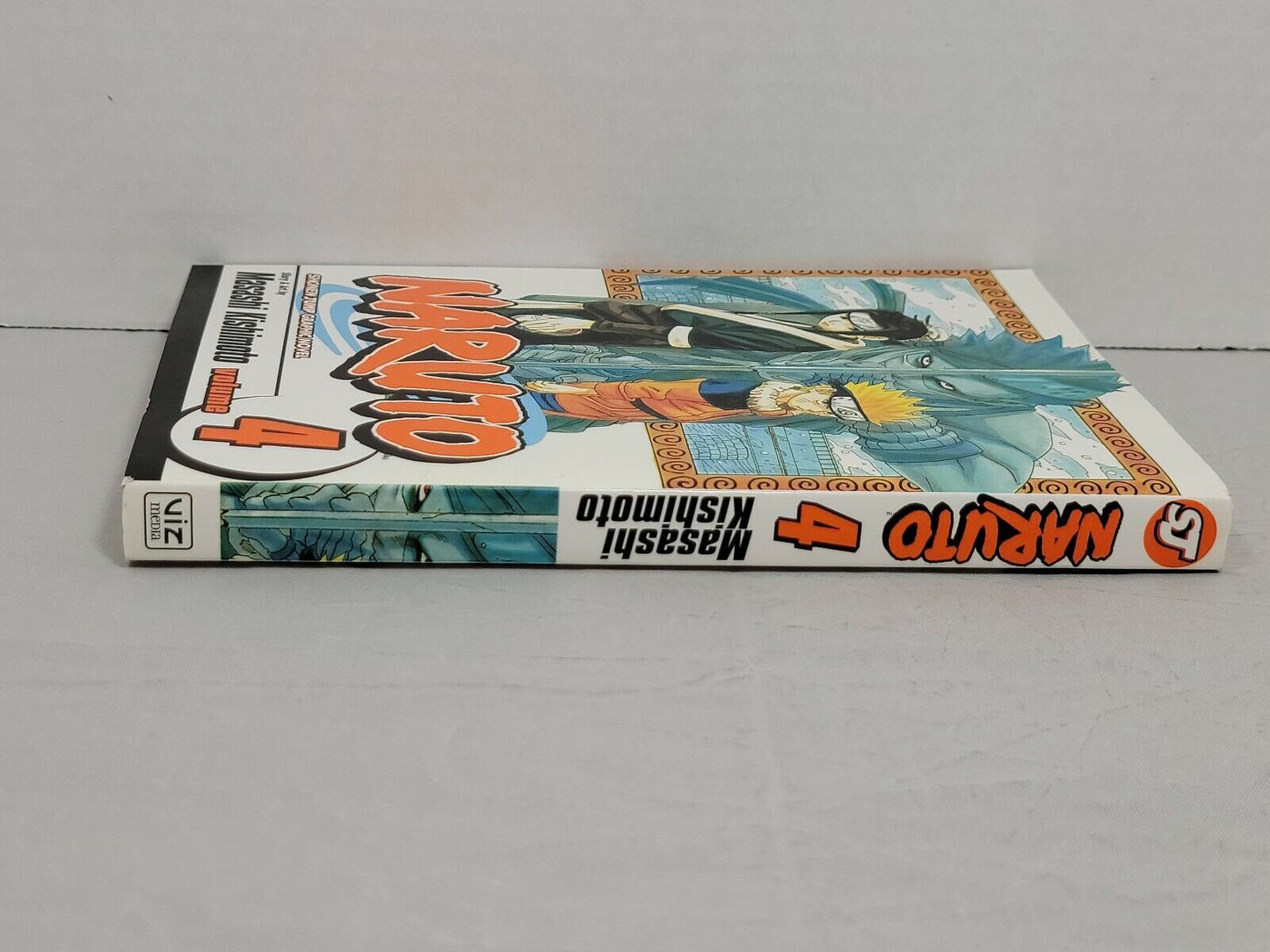 Naruto, Vol. 4 by Masashi Kishimoto (2004, Trade Paperback, Viz Media, English)