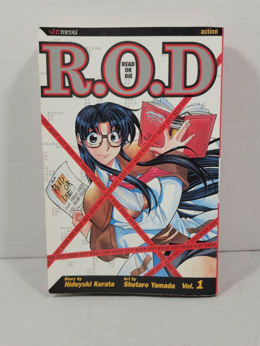 Read or Die, Vol. 1 by Shutaro Yamada (2006, Viz Media, English,Trade Paperback)