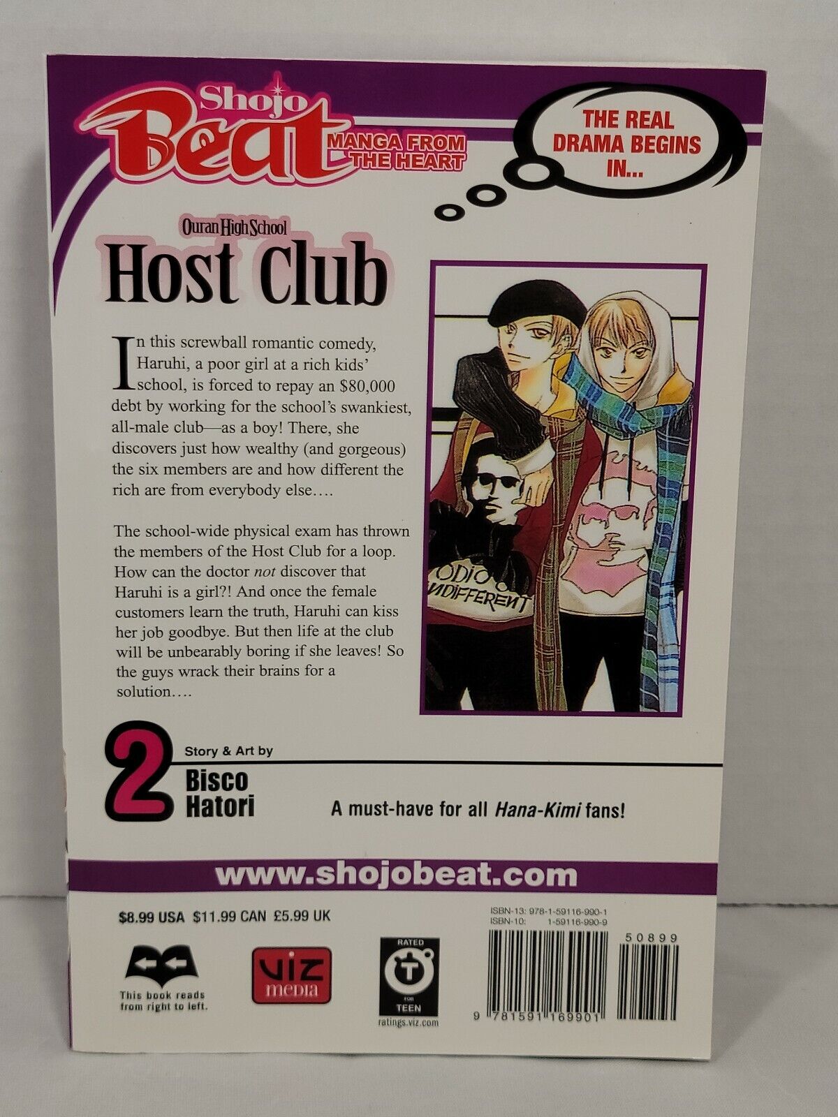 Ouran High School Host Club, Vol. 2 by Bisco Hatori (Trade Paperback, English)