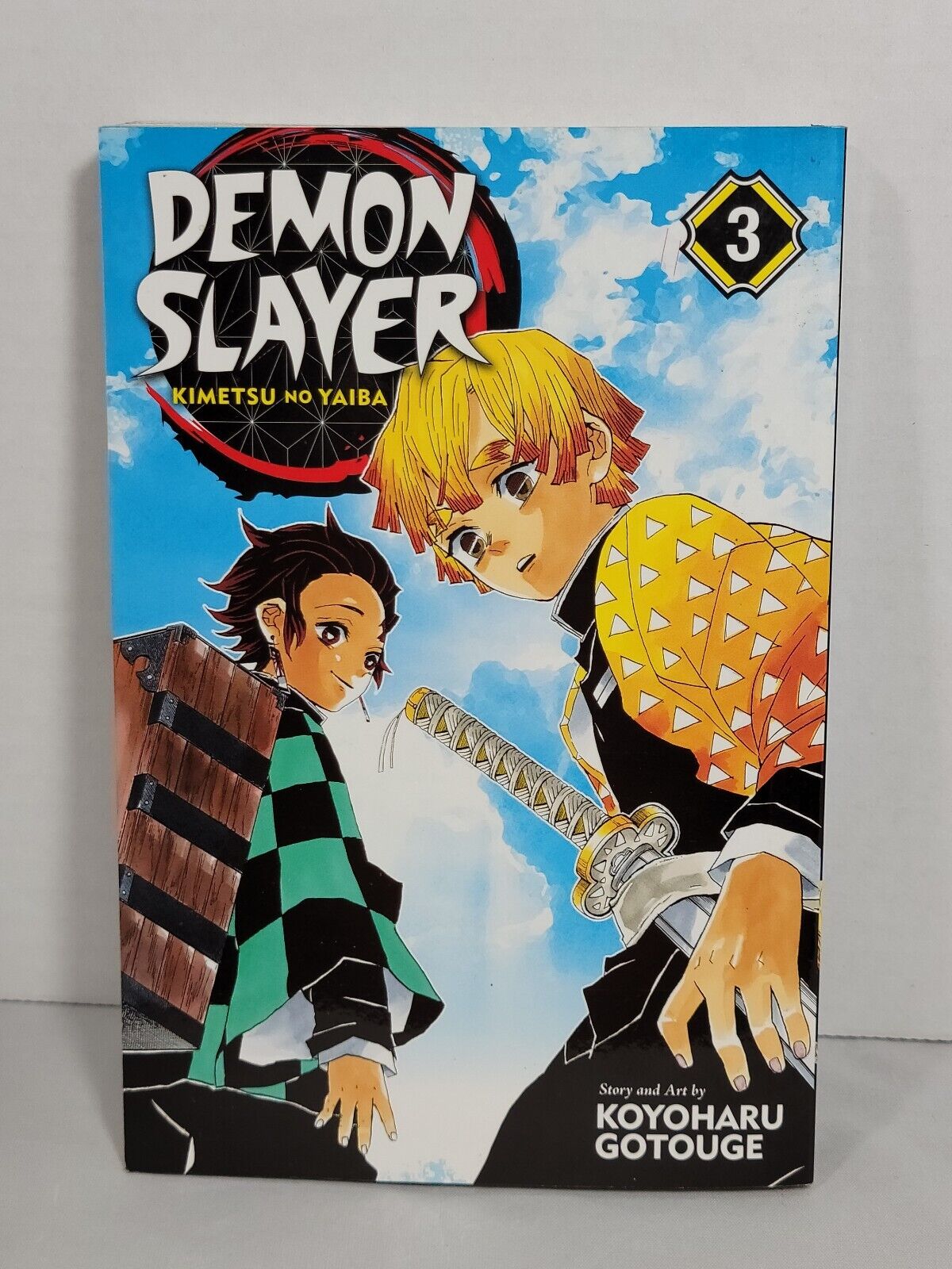 Demon Slayer, Vol. 3 by Koyoharu Gotouge(Trade Paperback, English, Viz Media)