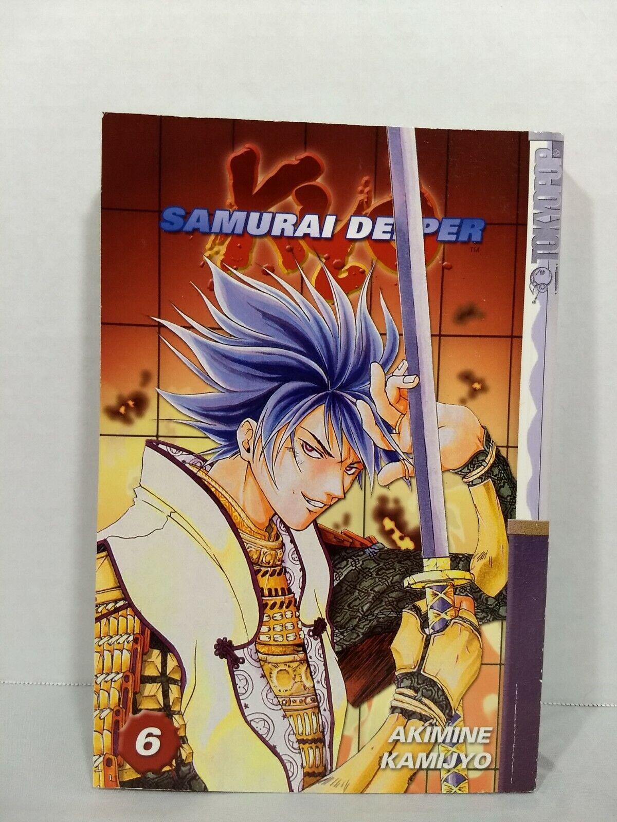 Samurai Deeper Kyo, Vol. 6 by Akimine Kamijyo (2004, Trade Paperback, Tokyopop)