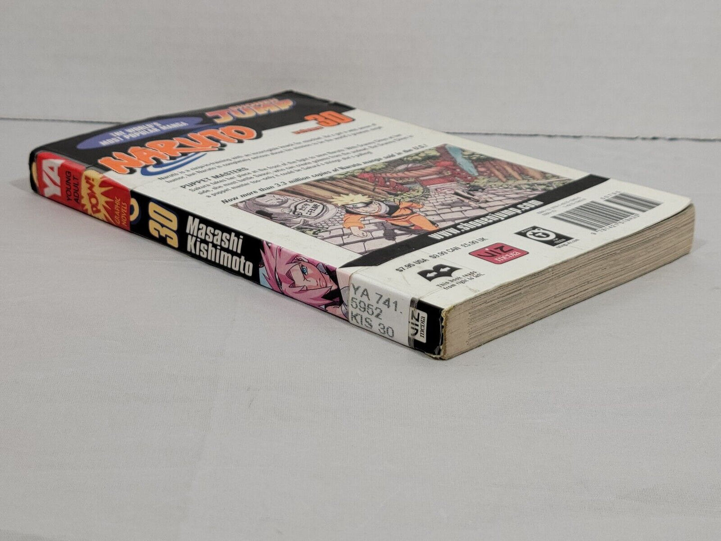 Naruto, Vol. 30 by Masashi Kishimoto Ex-Library copy