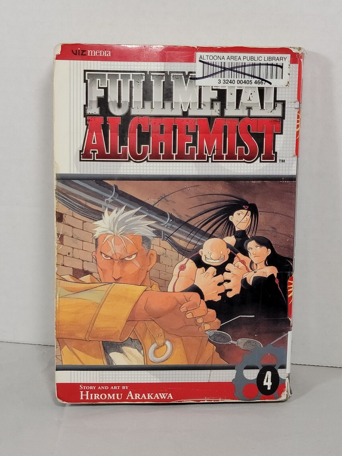 Fullmetal Alchemist, Vol. 4 by Hiromu Arakawa Ex-Library copy