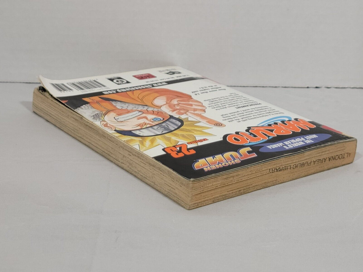Naruto, Vol. 23 by Masashi Kishimoto Ex-Library copy