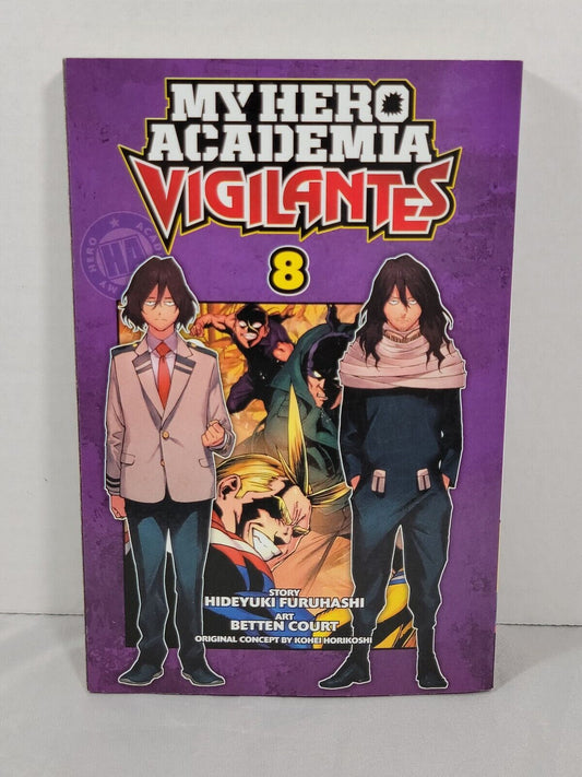 My Hero Academia: Vigilantes #8 Hideyuki Furuhashi, Viz Media, English