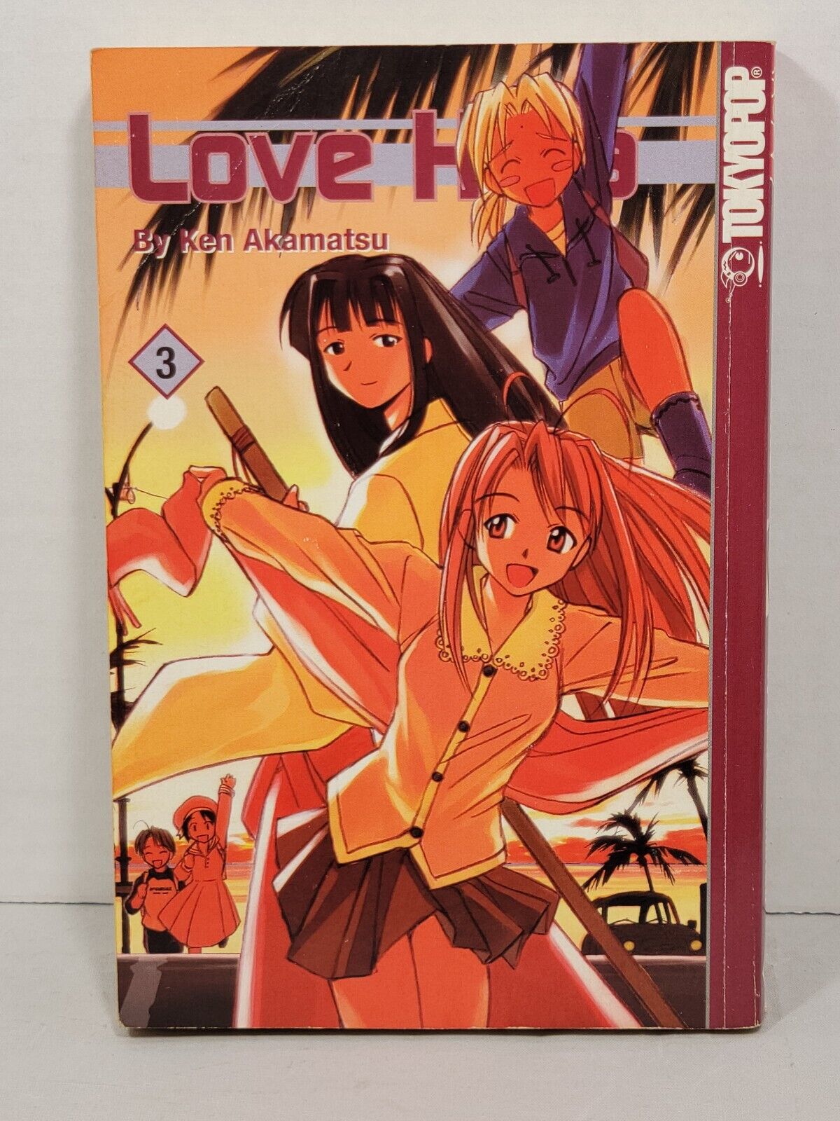 Love Hina #3 Ken Akamatsu, English, Tokyopop, Softcover, Graphic Novel, Romance