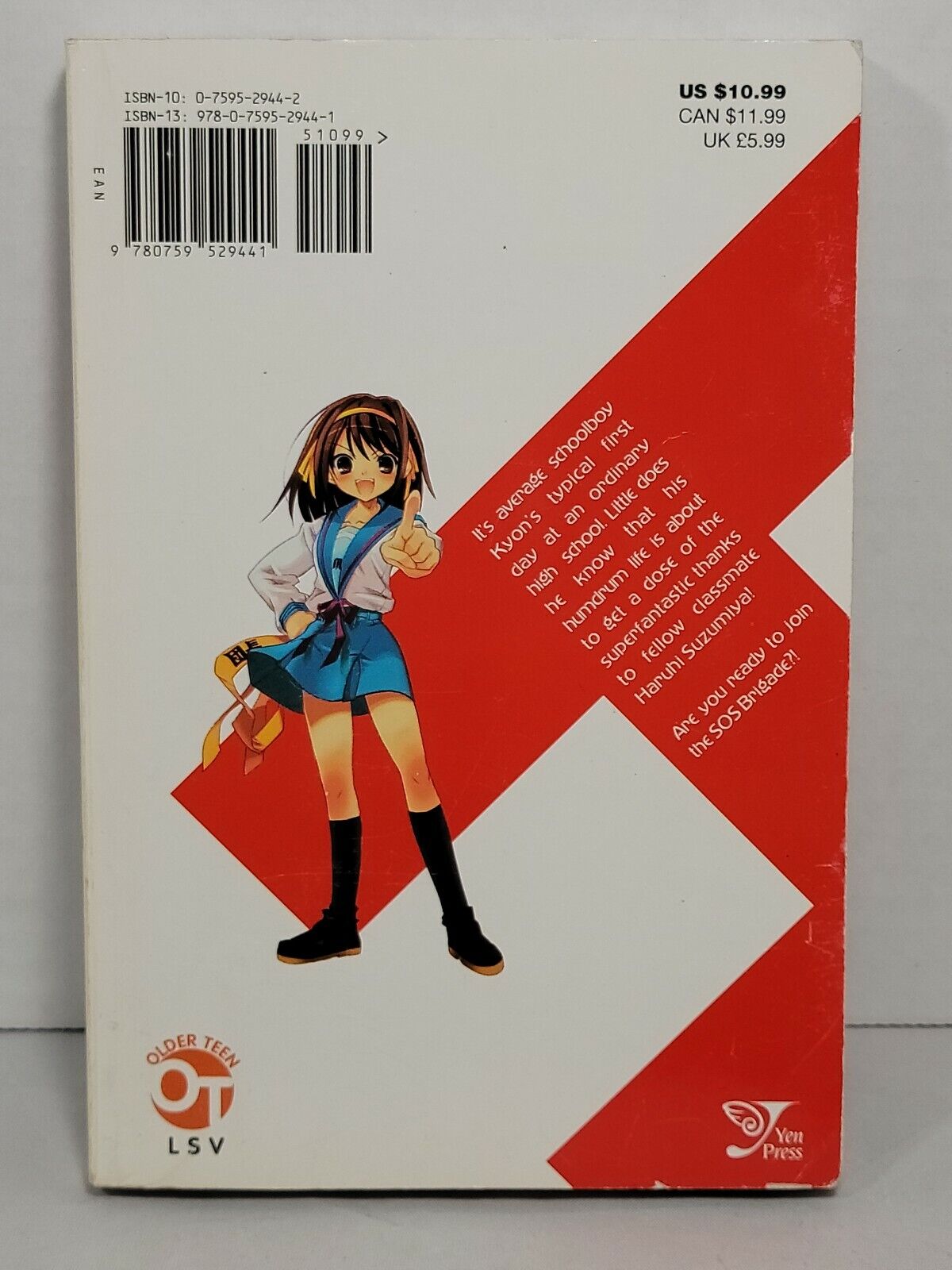 The Melancholy of Haruhi Suzumiya, Vol. 1 by Nagaru Tanigawa (Yen Press English)