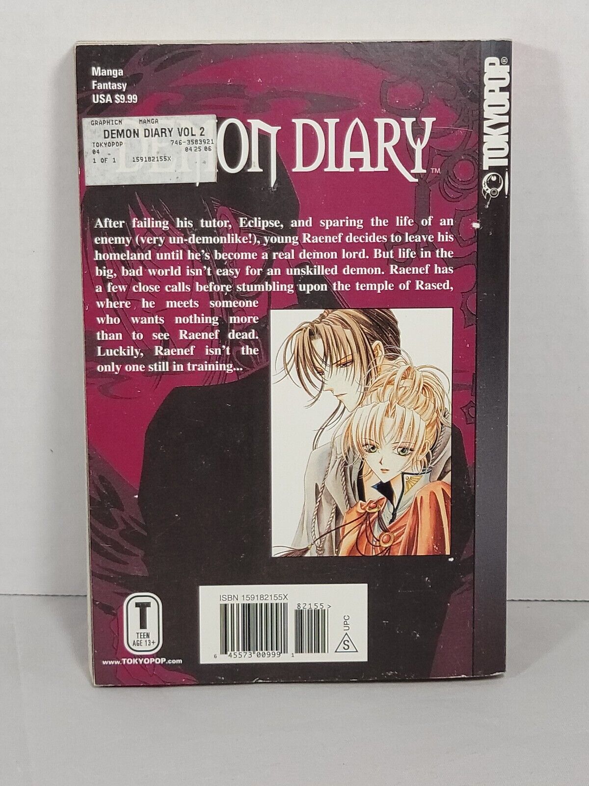 Demon Diary, Vol. 2 by Jee-Hyung Lee (2003, (Trade Paperback, English)