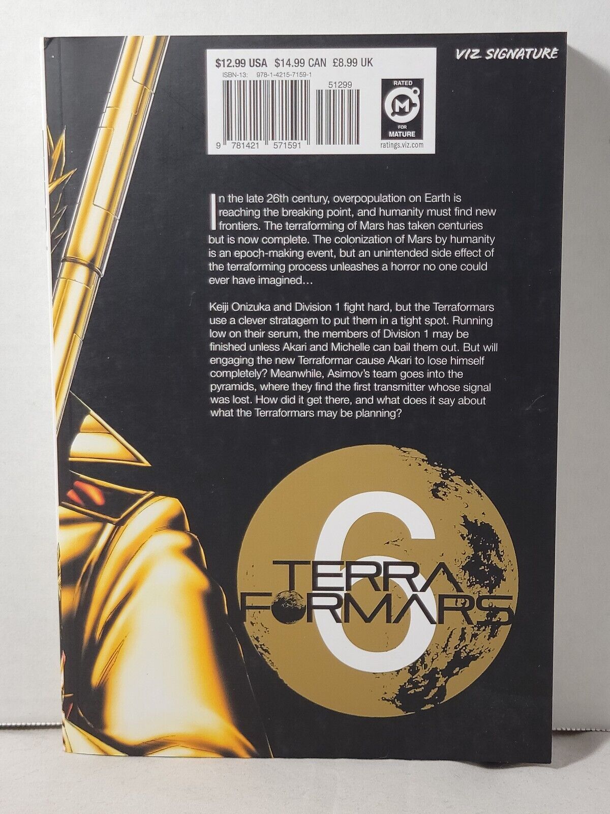 Terra Formars, Vol. 6 by Yu Sasuga (2015, Trade Paperback, English, Viz Media )