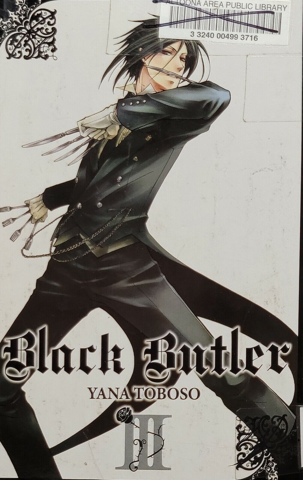 Black Butler #3 by Yana Toboso Ex-library copy