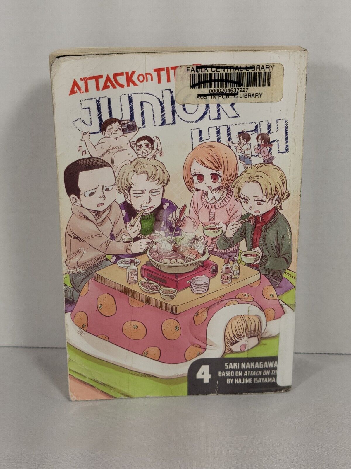 Attack on Titan: Junior High #4 by Saki Nakagawa Ex-Library copy