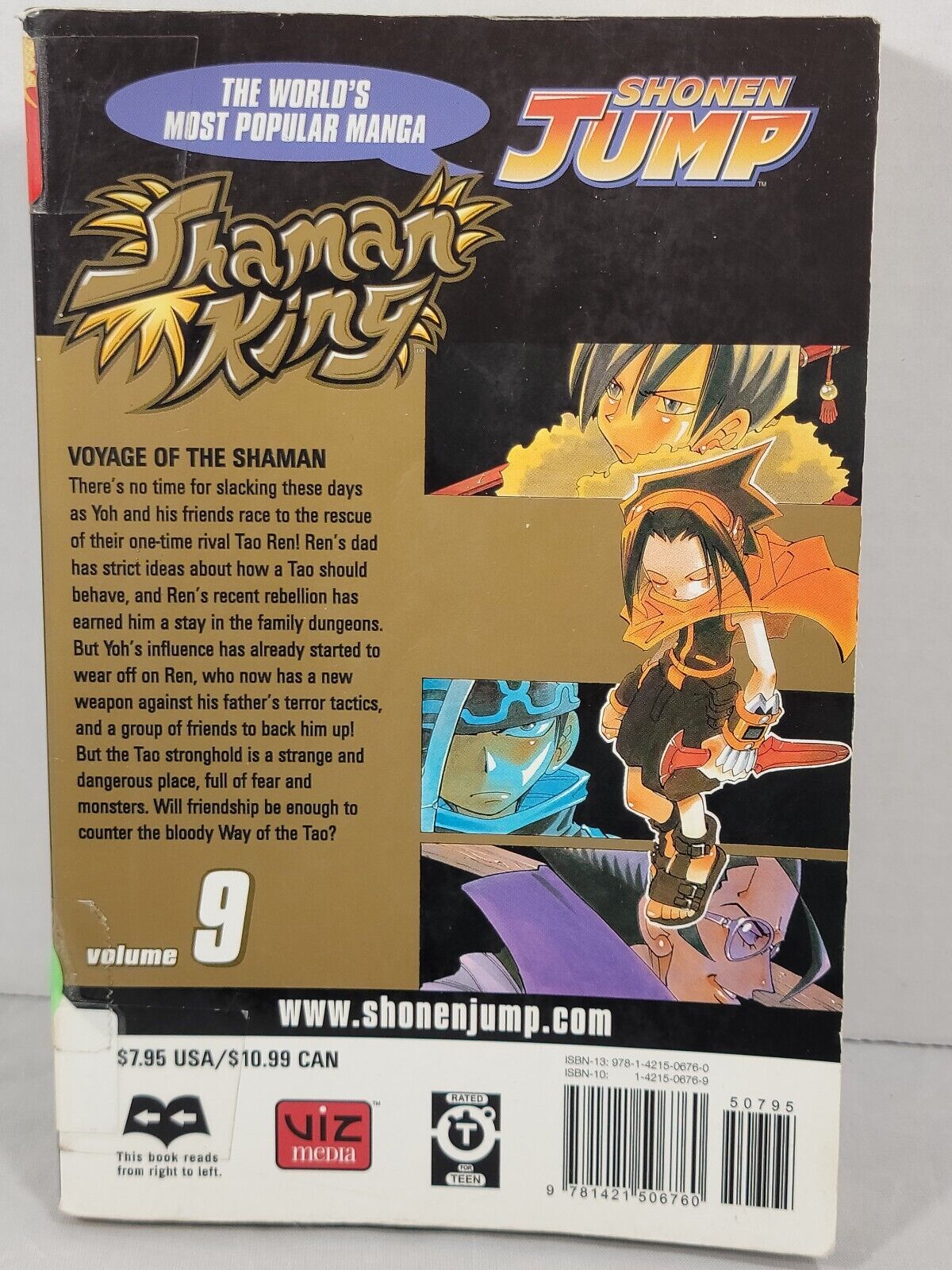 Shaman King, Vol. 9 by Hiroyuki Takei Ex-Library copy