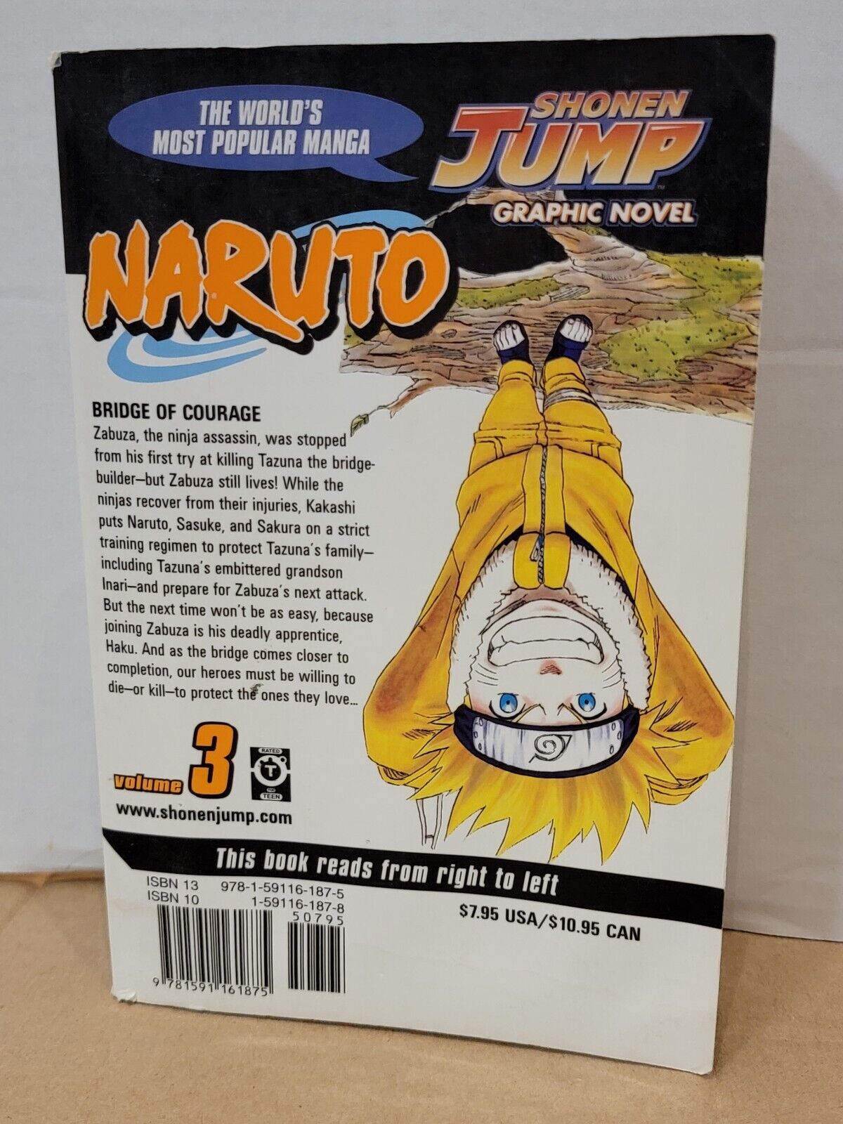 Naruto, Vol. 3 by Masashi Kishimoto (Trade Paperback, English, Viz Media)