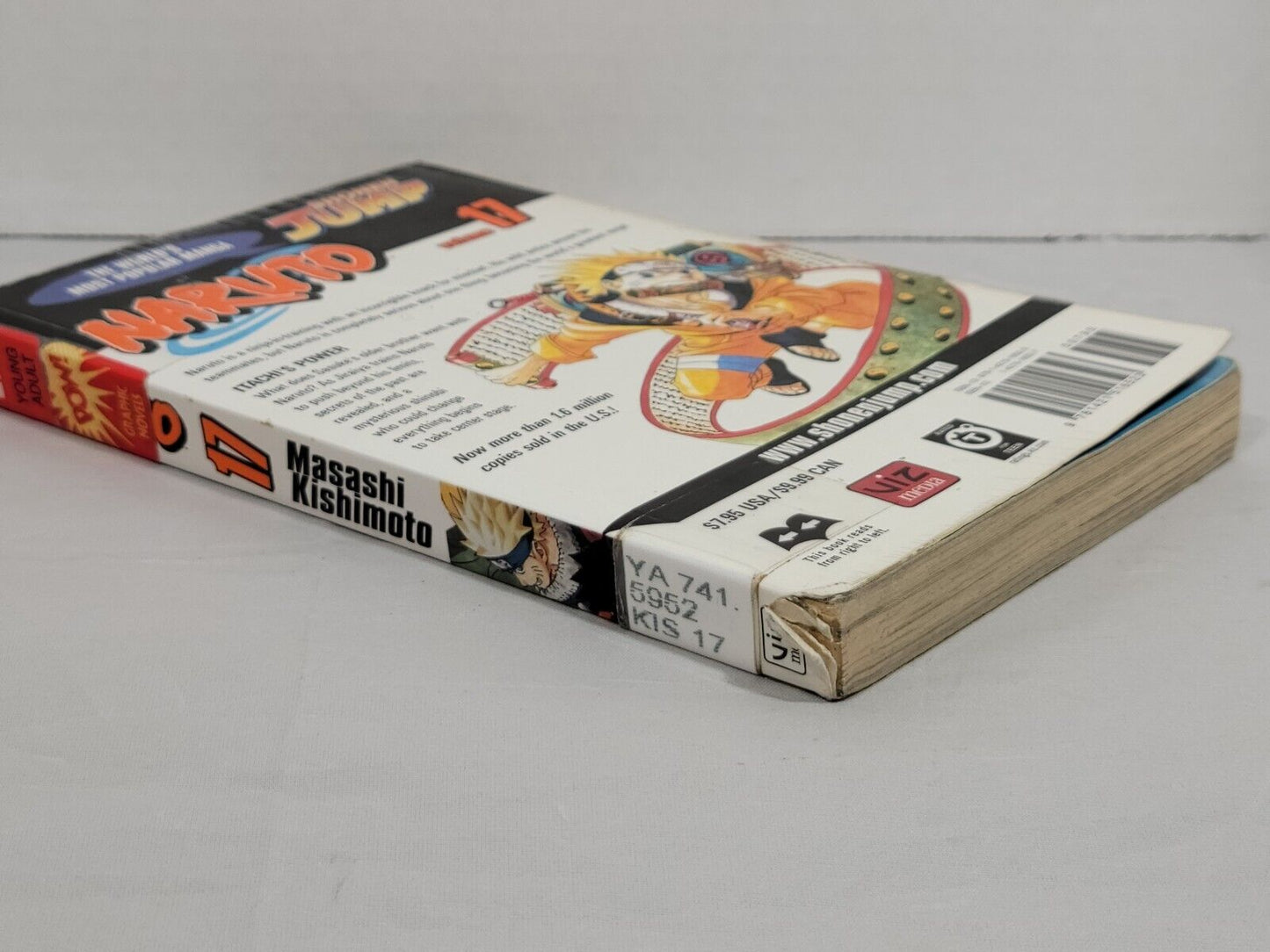 Naruto, Vol. 17 by Masashi Kishimoto Ex-Library copy