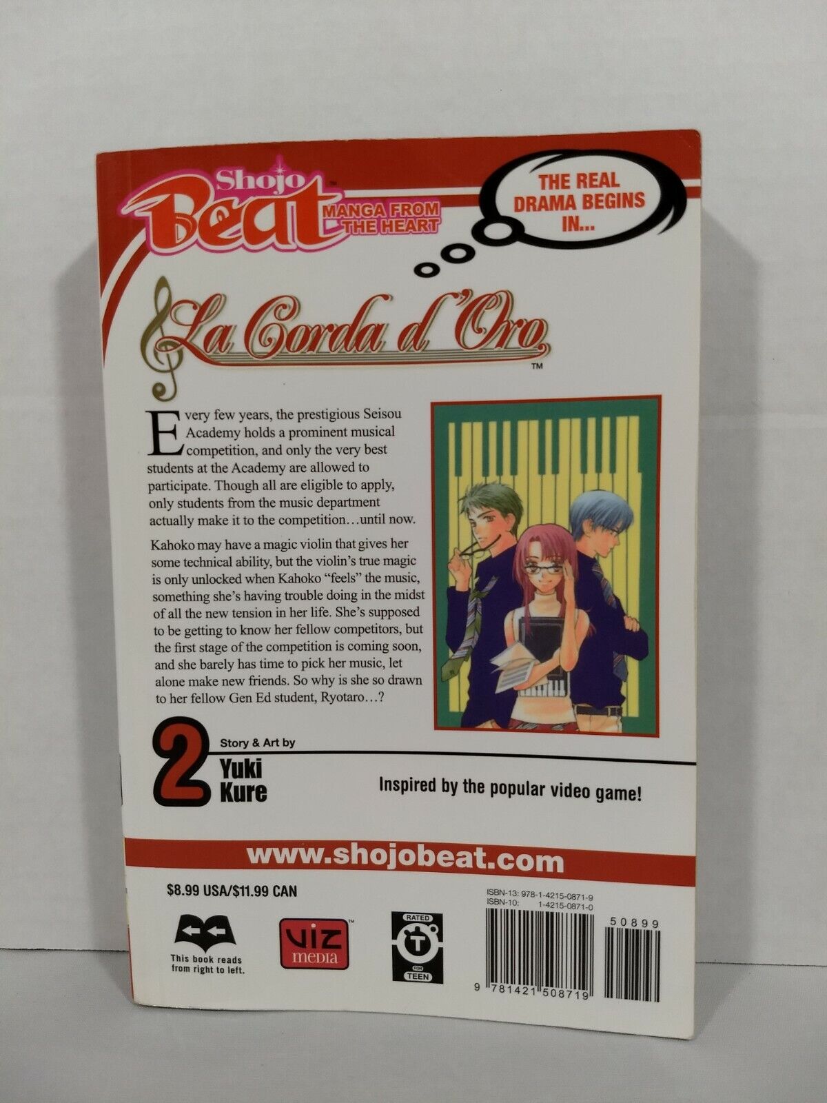 La Corda d'Oro, Vol. 2 by Yuki Kure