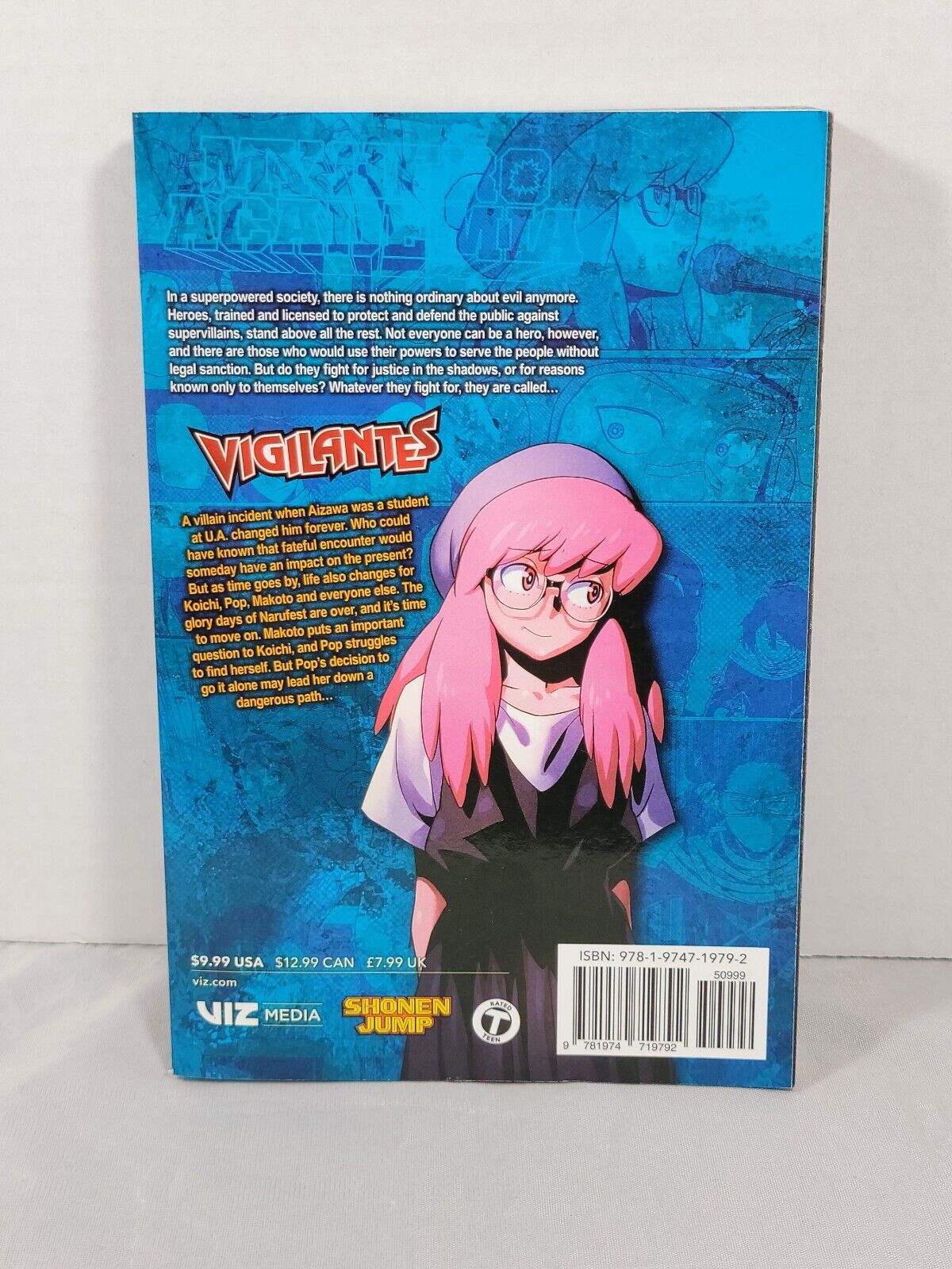 My Hero Academia: Vigilantes #9 Hideyuki Furuhashi, Viz Media, English