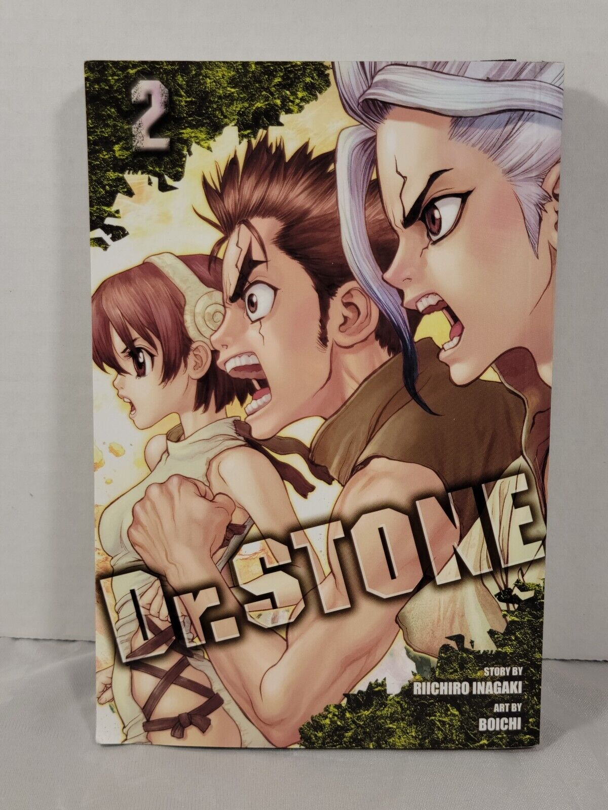 Dr. Stone #2 by Riichiro Inagaki(Viz media, English, Softcover, Graphic Novel)