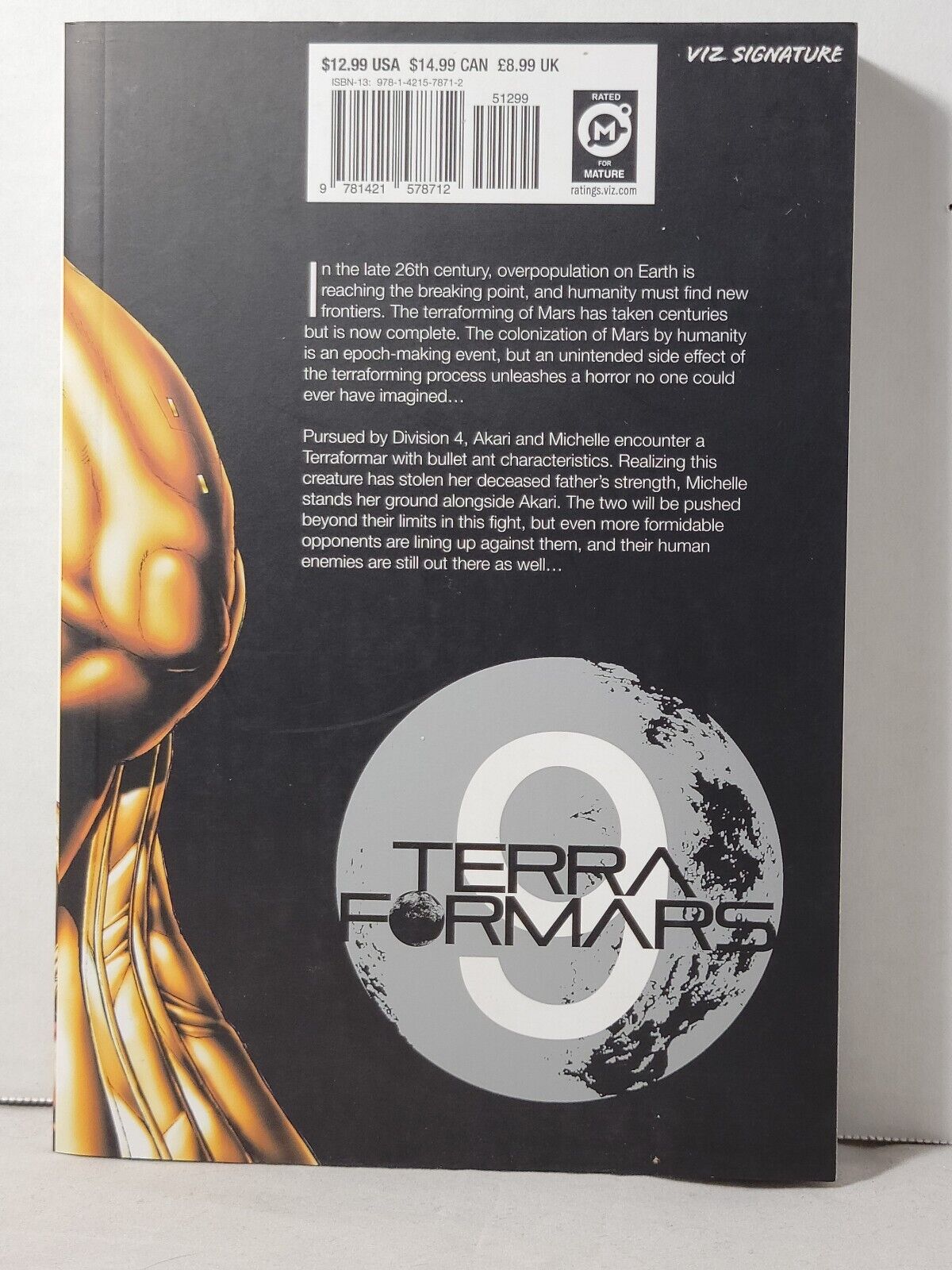 Terra Formars, Vol. 9 by Yu Sasuga (2015, Trade Paperback, English, Viz Media )