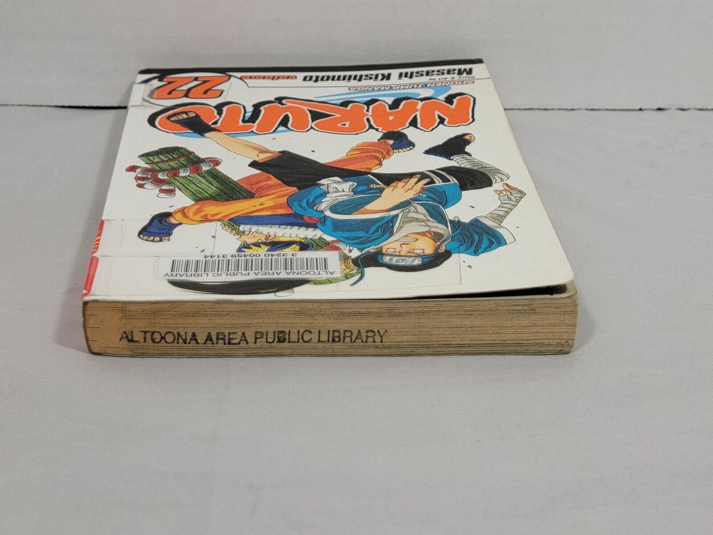 Naruto, Vol. 22 by Masashi Kishimoto Ex-Library copy
