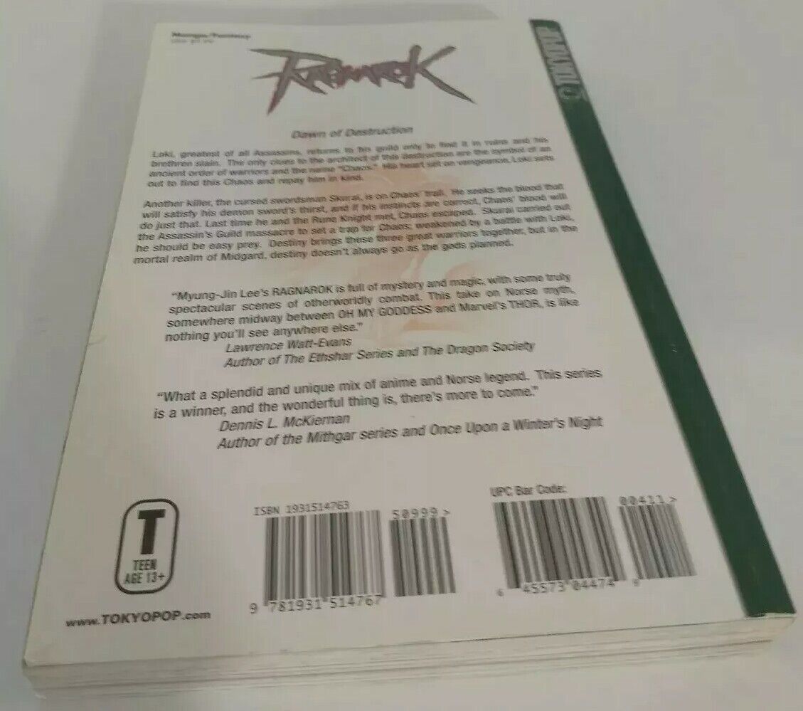 Ragnarok: Vol. 4 by Lee Myung-Jin (Tokyopop, English Manga)