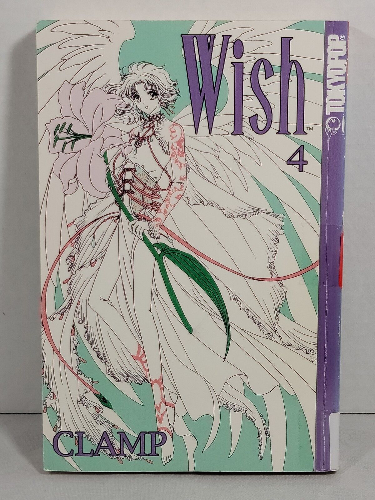 Wish, Vol. 4 by Clamp Ex-Library copy