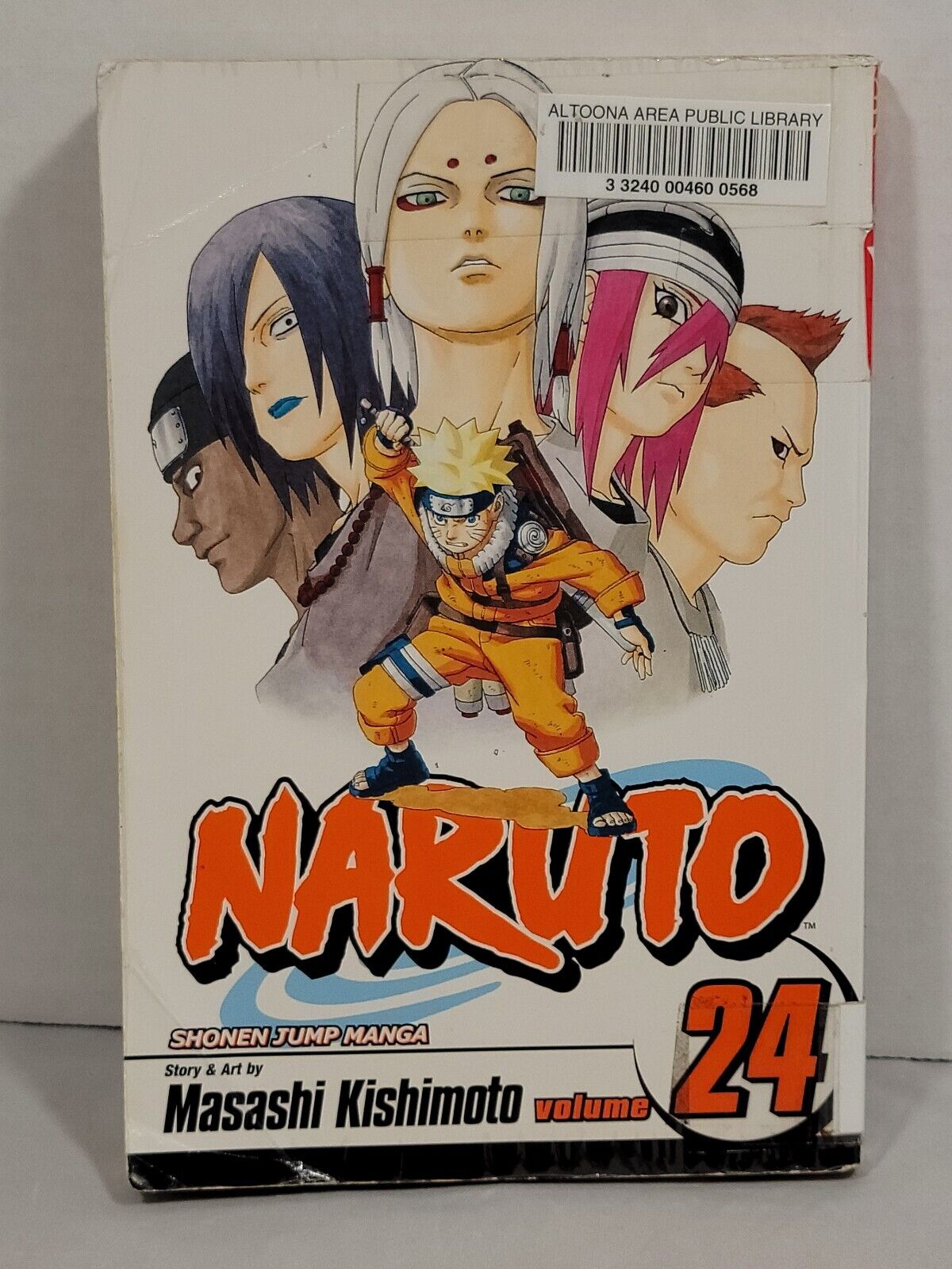 Naruto, Vol. 24 by Masashi Kishimoto Ex-Library copy