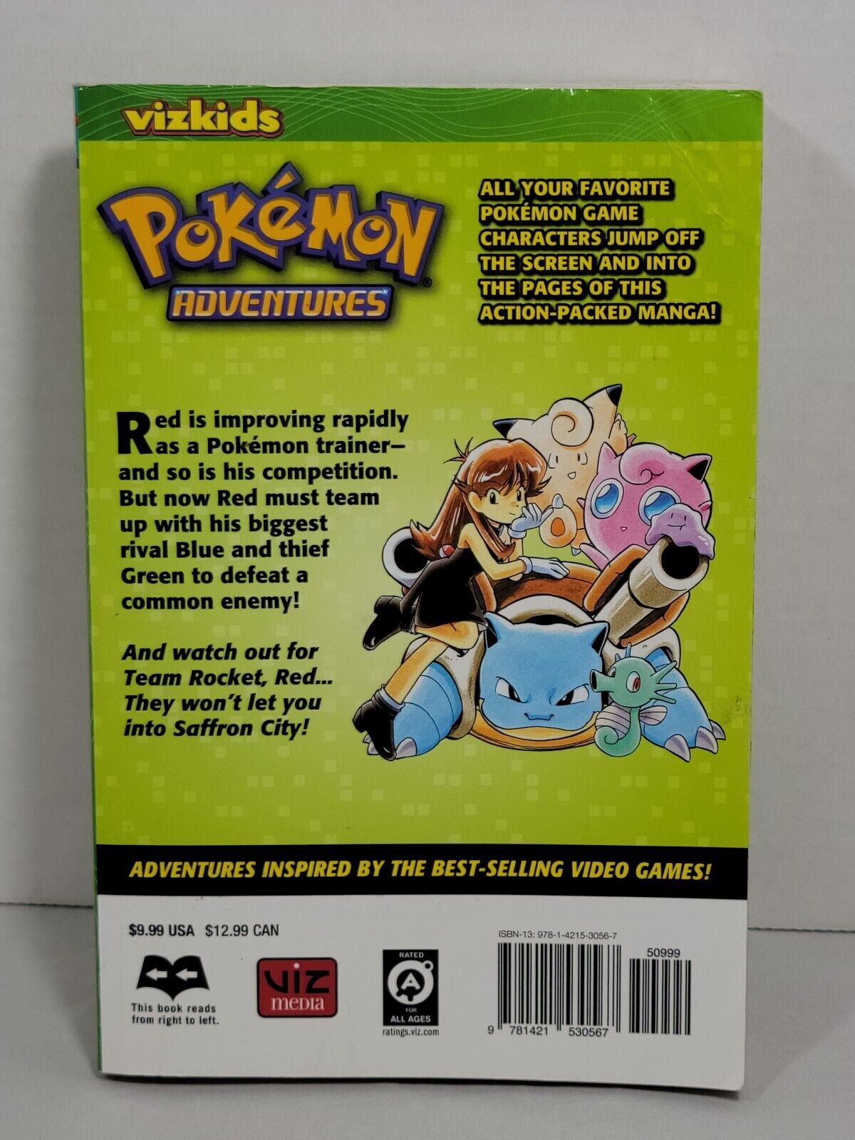 Pokémon Adventures (Red and Blue), Vol. 3 by Hidenori Kusaka, English, Viz Media